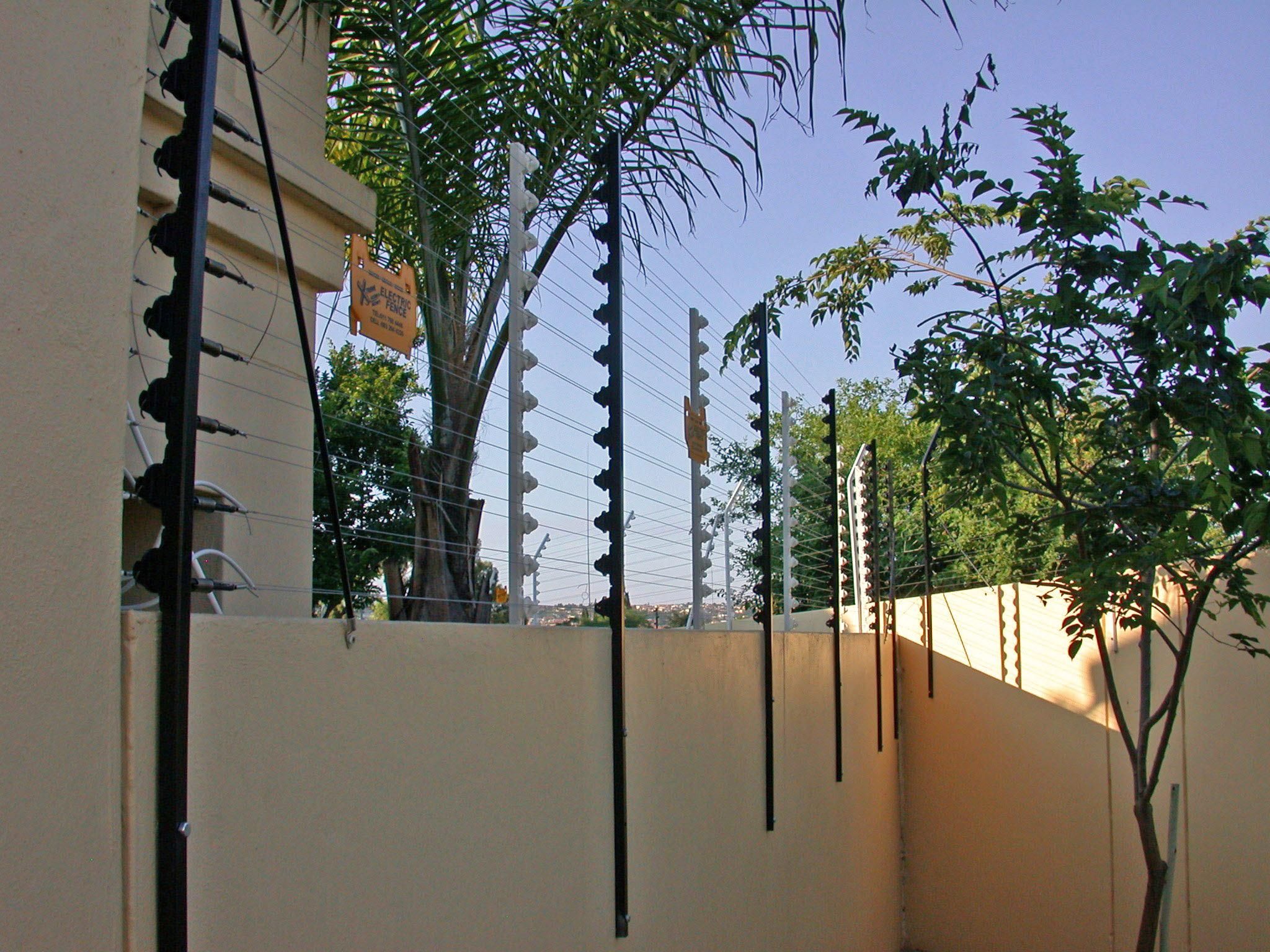 Electric Fence on Wall